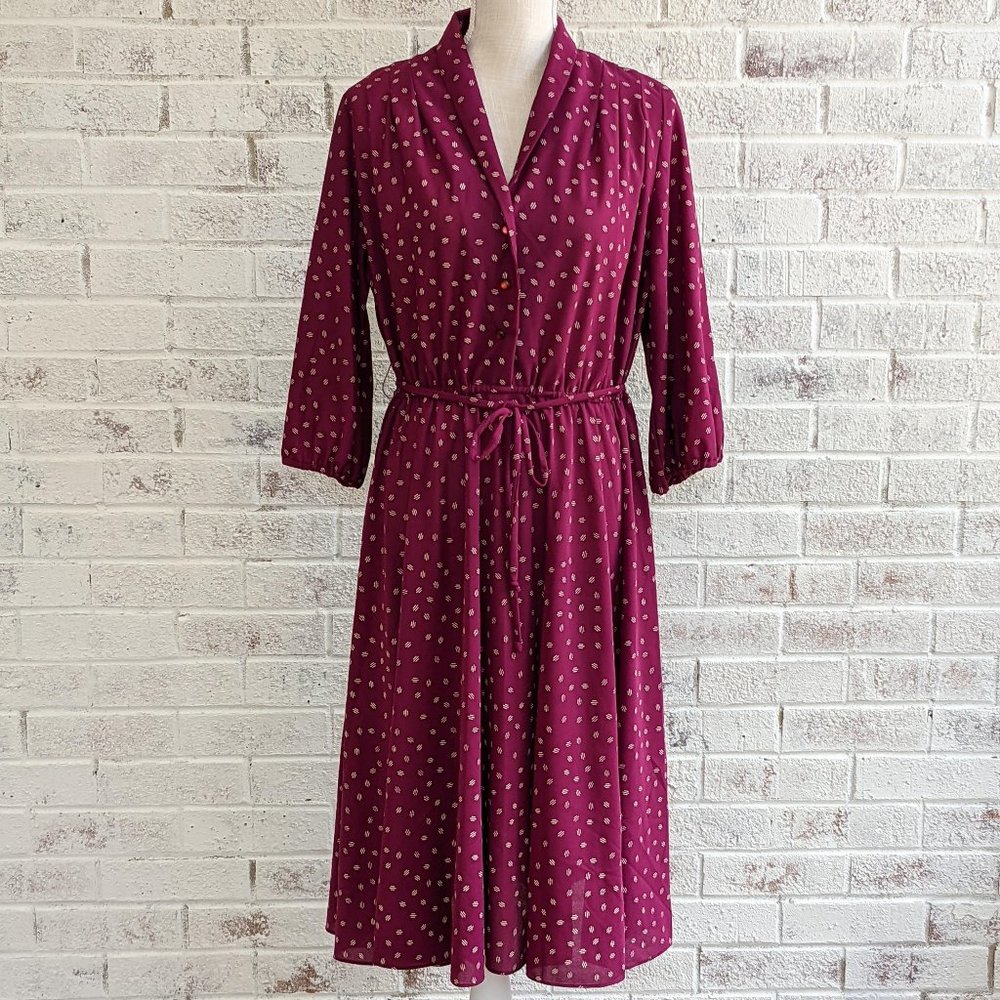 VINTAGE SECRETARY/ DAYBOHO MIDI DRESS